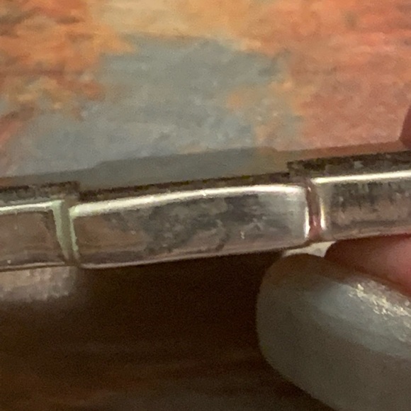 onyx and sterling silver pendant - Picture 5 of 10